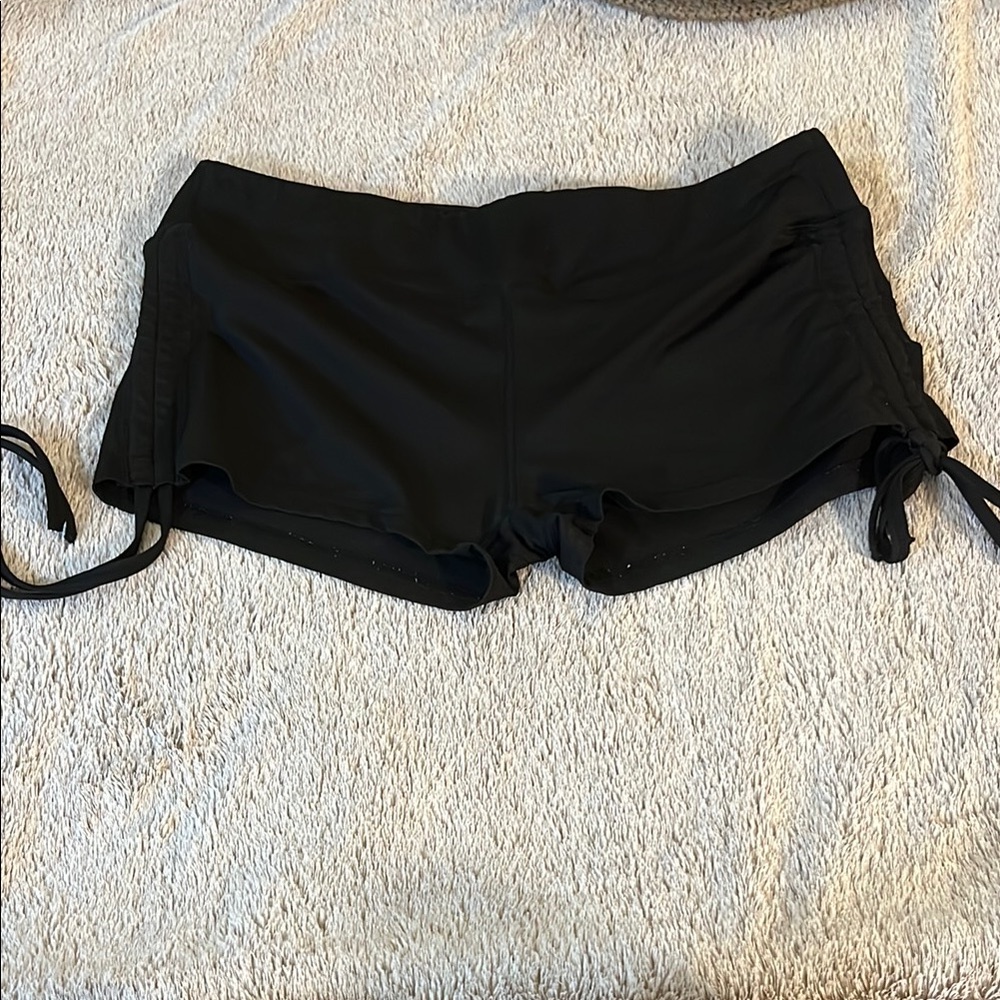 Women's Black Athletic Shorts